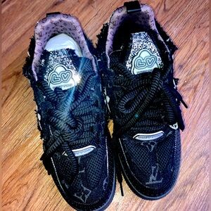 Gifted Lv Swarovski Monogram sneakers